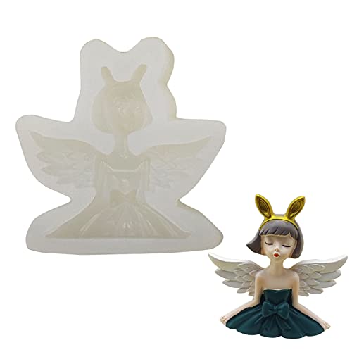 Fondant-Silikonform Prinzessin Kuchendekoration Backen Schokolade Therapien Gipskerzen Form von MOZALL