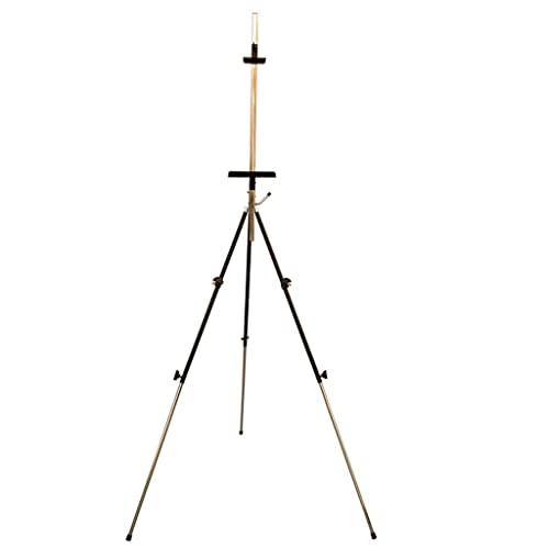 Staffelei Edelstahl-Staffelei mit Stativ, verstellbar von 114,3 cm bis 198,1 cm, sicher für Malzwecke, tragbare Stativ-Staffelei mit A-Rahmen für Künstler, Erwachsene, Studenten Kunst-Staffelei von MObyat