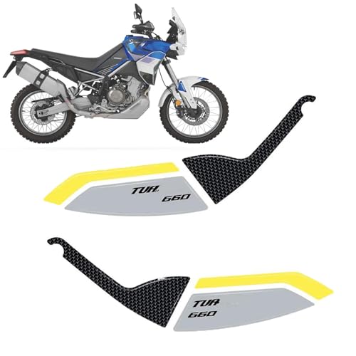 MPODYTSF Aufkleber für Motorrad Aufkleber Motorradzubehör 3D Epoxidharz Aufkleber Schutz Motorrad Tankpad Für Aprilia Für Tuareg 660 2022-2023 von MPODYTSF