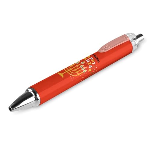 MPUTEOY Happy Kwanzaa African Heritage Holiday Kugelschreiber Retractable Pens Black Writing Pen Office Ball Point Pen Work Pens von MPUTEOY