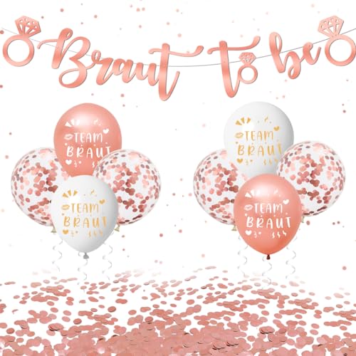 Bride To Be Deko, Bride To Be Girlande, Junggesellenabschied Frauen Deko, Braut To Be Banner, JGA Deko, Bride To Be Luftballons, Bride Ballon, Luftballons JGA, Bride To Be Ballon, JGA Ballons von MQIAN