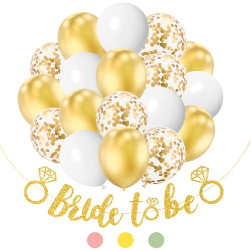 Bride To Be Deko,Bride To Be Ballon,Jga Luftballons,Deko Jga Frauen, Jga Ballons,Bride To Be Luftballons,Jga Deko Gold,Junggesellenabschied Frauen,Bride To Be Set,Bride To Be Girlande von MQIAN