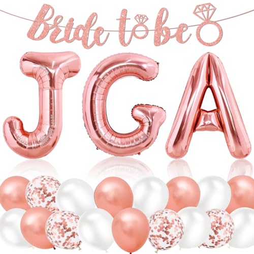 JGA Deko, XXL 32 inch Junggesellenabschied Frauen Ballon, Bride To Be Deko, Luftballons JGA, JGA Ballons, Bride To Be Luftballons, Junggesellenabschied Deko, Bride To Be Ballon von MQIAN