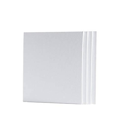 MQODLFP 14 Pack 8X 8 Leinwand Malen Panels, Grundierte WeißE Baumwolle mit Recyceltem Karton für KüNstler, Hobby Maler, Kinder von MQODLFP