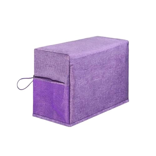 MQOYDCHL NäHmaschinentasche Nähmaschinentasche, wasserdichte Nähmaschinenabdeckung mit Taschen, Abdeckung for die meisten Nähmaschinen FüR NäHmaschinen(Purple) von MQOYDCHL