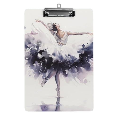 Acryl Klemmbretter Ballerina Tänzerin Office File Folders Platte Klemmbrett Für Das Schreiben Malerei von MQSSYOA