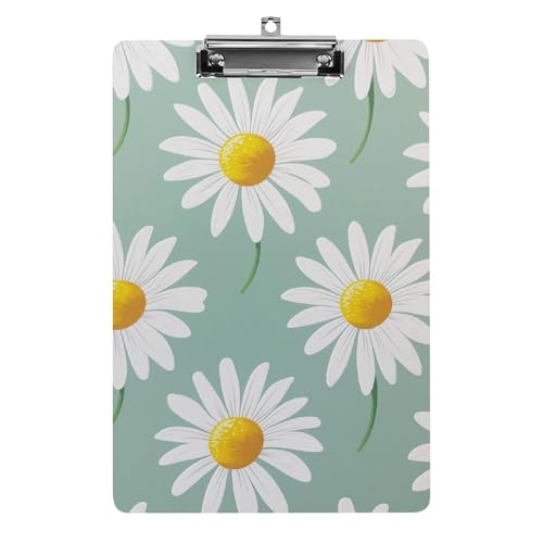 Acryl Klemmbretter Gänseblümchen Blumen Muster Office File Folders Platte Klemmbrett Für Das Schreiben Malerei von MQSSYOA