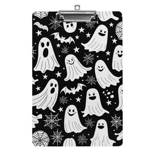 Acryl Klemmbretter Halloween Gespenst Kürbisse Muster Office File Folders Platte Klemmbrett Für Das Schreiben Malerei von MQSSYOA