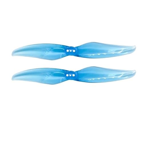 12 Paar 4024 2 Rennpropeller, 3 Loch, 1,5 mm, 4 x 2,4 CW CCW, kompatibel mit bürstenlosen FPV-Motoren und ähnlichen Modellen (4024 8 Paar, blau) von MRHZKE