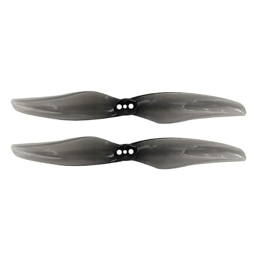 12 Paar 4024 2 Rennpropeller, 3 Loch, 1,5 mm, 4 x 2,4 CW CCW, kompatibel mit bürstenlosen FPV-Motoren und ähnlichen Modellen (4024 8 Paar, grau) von MRHZKE