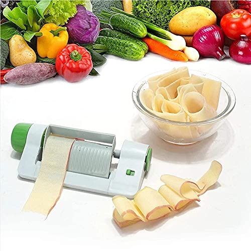 MRLZLT Multifunction Slicer Peeler Veggie Sheet, Fruit Vegetables Cutter Spiralizer, Thin Veggie Sheets Easy Slicers von MRLZLT