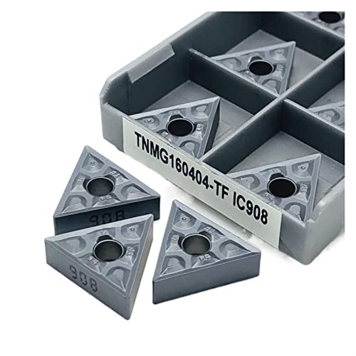 CNC-Drehmaschinen, Hartmetall-Drehfräser, externes Drehwerkzeug(Tnmg160404tf Ic907,100PCS) von MRVAKDYDI