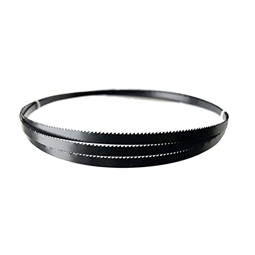 Geschliffene Zähne Sägeblatt, 3Pcs Carbon stahl Band Sägeblatt Gebogene Schneiden Weiches Metall Schwarz Band Sägeblatt 1400 1425 1575 1790 2240 band Säge Maschine Zubehör(1400x10x14T) von MRVAKDYDI