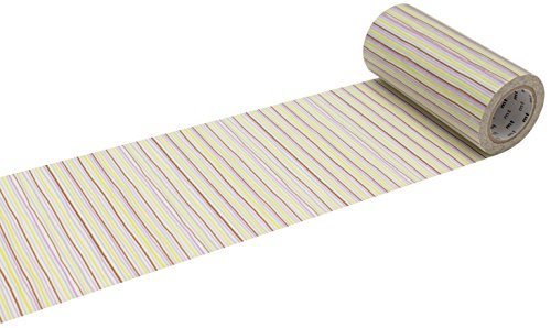 MT Casa Deco 100 mm "Stripe" Washi Tape Klebeband, Violett von MT Casa