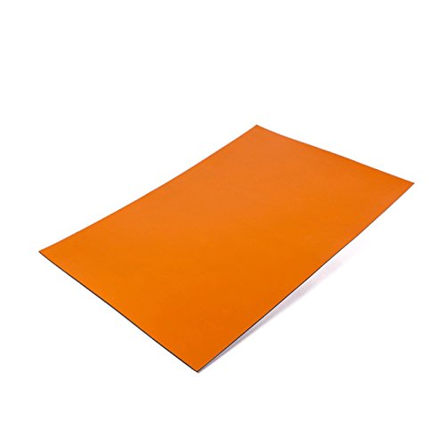 5 x Farbige Magnetfolie DIN A4 Format Kennzeichnung und Zuschneiden, Farbe: orange von MTS Magnete