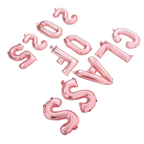 MUCKLILY 1 Satz Abschluss Ballon Luftballons Ballons Zur Abschlussfeier Abschlusstischdekoration Herzlichen Glückwunsch, Graduiertenballons Aluminiumfolie Rose MUCKLILY 1 Satz Abschluss Ballon Luftballons Ballons Zur Abschlussfeier Abschlusstischdekoration Herzlichen Glückwunsch, Graduiertenballons Aluminiumfolie Rose von MUCKLILY