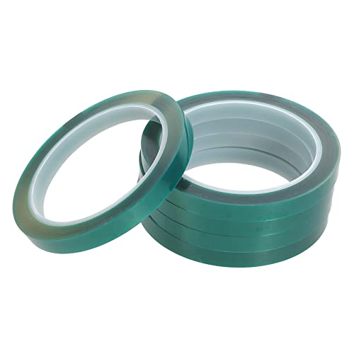 MUCKLILY 1 Satz Wärmeübertragungsband Conditioner Gaffers Tape Klares Wasserdichtes Klebeband Wärmeleitpaste Klebeband Im Freien Klebebandspender Für Maler Tür Green Das Haustier 5 Rollen von MUCKLILY