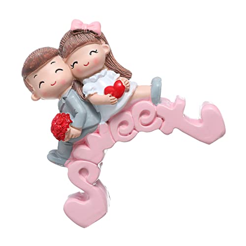 MUCKLILY 1Stück Hochzeit Kuchen Dekorationsset Harz Cake Topper Cartoon Hochzeitspaar Für Romantische Feiern Und Jubiläumsfeiern Exquisite Verarbeitung Langlebig MUCKLILY 1Stück Hochzeit Kuchen Dekorationsset Harz Cake Topper Cartoon Hochzeitspaar Für Romantische Feiern Und Jubiläumsfeiern Exquisite Verarbeitung Langlebig von MUCKLILY