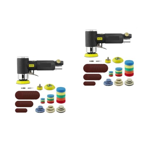 MUCKLILY 2 Sätze Schleifer poliermaschine polishing machine auto reinigung set auto cleaning set Autopolierer auto wachs maschine Werkzeug zum Wachsen und Polieren von Autos Abs Black von MUCKLILY