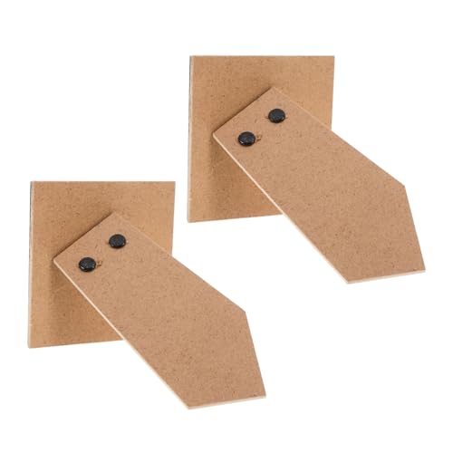 MUCKLILY 2 Stück Unterstützungshalterung Stützhalterung Für Die Arbeitsplatte Hintergrund Für Bannerständer Bilderrahmen Staffelei Bilderrahmen Basteln Holz Light Brown MUCKLILY 2 Stück Unterstützungshalterung Stützhalterung Für Die Arbeitsplatte Hintergrund Für Bannerständer Bilderrahmen Staffelei Bilderrahmen Basteln Holz Light Brown von MUCKLILY