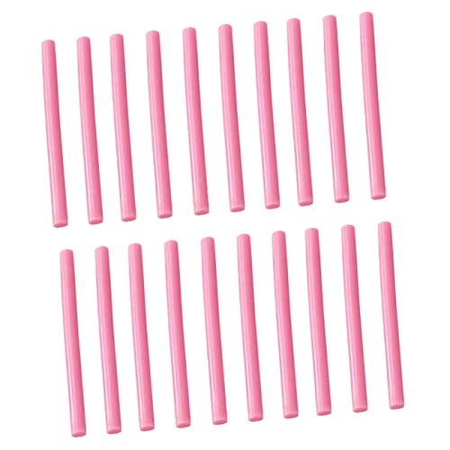 MUCKLILY 20St Heißschmelzklebestab Heißklebestifte rosa Kleber Sprühkleber Heißkleber-Kit Glitzer-Klebestifte all purpose glue plastikkleber glue sticks handwerkzeug gluey sticks klebstifte von MUCKLILY