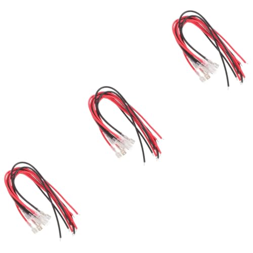 MUCKLILY 3 Sätze -Crimp-Anschlüsse schnellverbinder schnell anschlussklemme cable connector Drähte Kabel lautsprecher Flachstecker-Kit elektrisch isolierte Klemmen Verzinntes Messing von MUCKLILY