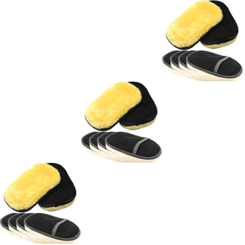 MUCKLILY 3 Sätze Plüsch Auto Handschuhe Auto Putz Zubehör Car Detailing Accessory Auto Wash Mitt Autowaschhandschuh Anlage Außen Abstauben Von Werkzeugen Autowaschen Wollvlies 6 Stück * 3 von MUCKLILY