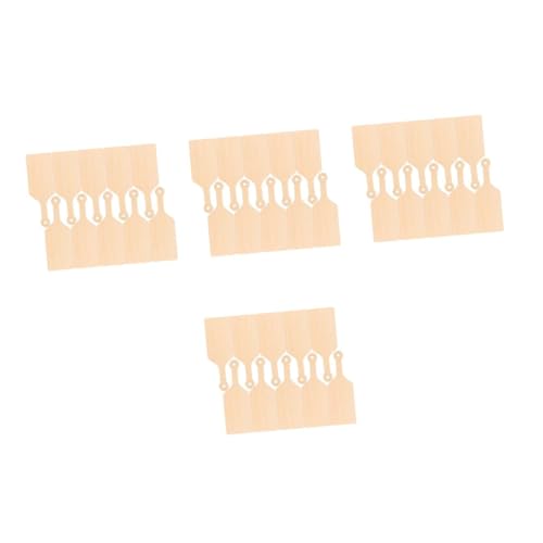 MUCKLILY 4 Sätze Teiliges Holzbrett Für Bastelprojekte Unbehandelt Für Diy Und Kinderhandwerk Kreative Gestaltung Und Verschiedene Anlässe Und Anwendungen 10 Stück * 4 MUCKLILY 4 Sätze Teiliges Holzbrett Für Bastelprojekte Unbehandelt Für Diy Und Kinderhandwerk Kreative Gestaltung Und Verschiedene Anlässe Und Anwendungen 10 Stück * 4 von MUCKLILY