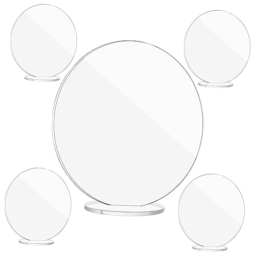 MUCKLILY 5Sätze Runde Leere Tischkarten für Hochzeiten Partys und Holzfüßen Sitzplatzkarten und Dekoration MUCKLILY 5Sätze Runde Leere Tischkarten für Hochzeiten Partys und Holzfüßen Sitzplatzkarten und Dekoration von MUCKLILY