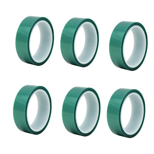 MUCKLILY 5St Plattierungsband Maskierungsspender grünes Abdeckband geiles Band Plakatband abschirmung insulation tape klebeband Abschirmband für Leiterplatten Auto grünes Band Green von MUCKLILY