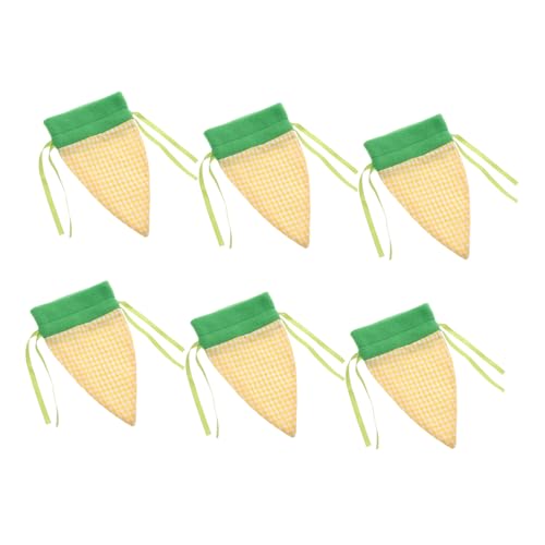 MUCKLILY 6 Stück Karottenbündeltasche Verpackungsbeutel für Ostersüßigkeiten Bestecktaschen zu Ostern Snack-Tasche Geschenktüten mit Kordelzug Ostern-Karotten-Kordelzugbeutel Plüschstoffe MUCKLILY 6 Stück Karottenbündeltasche Verpackungsbeutel für Ostersüßigkeiten Bestecktaschen zu Ostern Snack-Tasche Geschenktüten mit Kordelzug Ostern-Karotten-Kordelzugbeutel Plüschstoffe von MUCKLILY