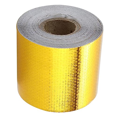 MUCKLILY Hitzebeständiges Aluminiumfolie Abdichtband 10m x 5cm Universelles Reparaturband Für üftungsrohre Abgasanlagen Und Dichtungen Feuerfestes Klebeband Für Industrielle von MUCKLILY