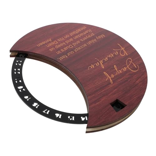 MUCKLILY Holz Ramadan Countdown Kalender Drehbare Festtagsdekoration für Eid Mubarak Kreative Gestaltung für Bürodekoration Vielseitig Einsetzbar zur Feier Mehrerer Feiertage MUCKLILY Holz Ramadan Countdown Kalender Drehbare Festtagsdekoration für Eid Mubarak Kreative Gestaltung für Bürodekoration Vielseitig Einsetzbar zur Feier Mehrerer Feiertage von MUCKLILY