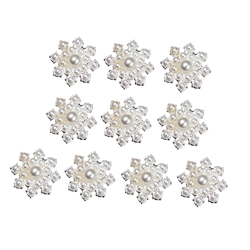 MUELODSIC 10Stücke Blumenform Perlen Aufnäher Dekoration für DIY Bastelprojekte Silberne Patches für Hochzeitsdekoration und Geschenkideen Handwerkszubehör für Kunstunterricht MUELODSIC 10Stücke Blumenform Perlen Aufnäher Dekoration für DIY Bastelprojekte Silberne Patches für Hochzeitsdekoration und Geschenkideen Handwerkszubehör für Kunstunterricht von MUELODSIC
