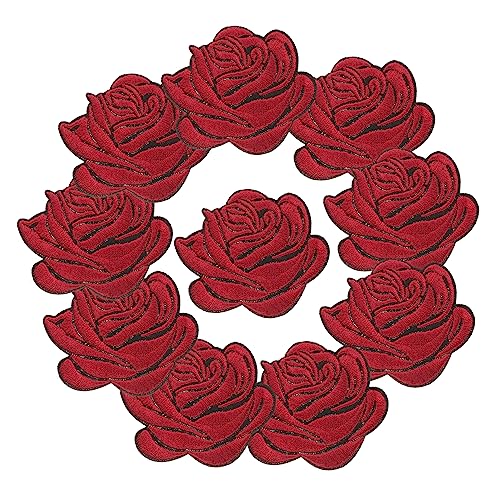 MUELODSIC 10Stücke Dekorative Stickerei Patches Bügelbilder für Kleidung DIY Reparaturflecken für Jeans Taschen und Textilien Vielseitig Einsetzbar für Projekte MUELODSIC 10Stücke Dekorative Stickerei Patches Bügelbilder für Kleidung DIY Reparaturflecken für Jeans Taschen und Textilien Vielseitig Einsetzbar für Projekte von MUELODSIC