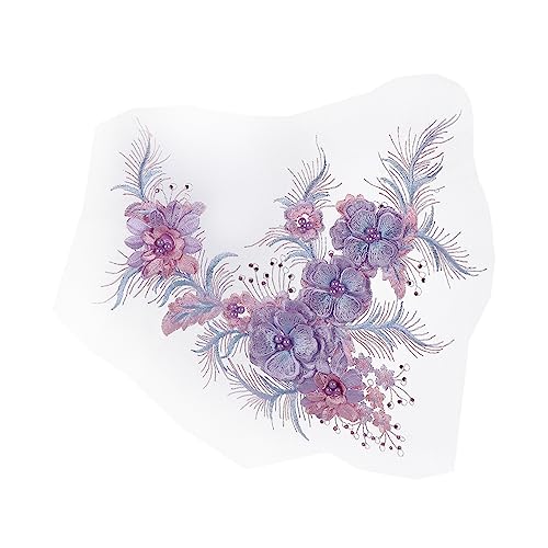 MUELODSIC 1Stück Blumenstickerei Applikationsaufnäher mit Perlen Handgefertigter Kleidungszubehör Patch Einzigartiges Design für Bekleidungsdekoration Erforderlich MUELODSIC 1Stück Blumenstickerei Applikationsaufnäher mit Perlen Handgefertigter Kleidungszubehör Patch Einzigartiges Design für Bekleidungsdekoration Erforderlich von MUELODSIC