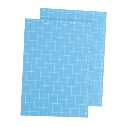 MUELODSIC 2 Stk Gravurtafel Handgemachtes Brett Druckplatte Zeichenbrett, Schnitzbrett Studentisches Zeichenbrett Gravurrohlinge Gravurbrett Handarbeitsbrett Pvc Blue von MUELODSIC