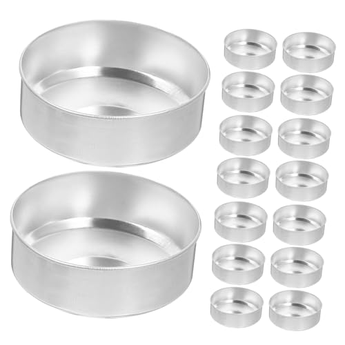 MUELODSIC 200 Stück Aluminium Teelicht Dosen für Kerzenherstellung Leere Behälter für DIY Duftkerzen Silber für Aufbewahrung und Kreative Projekte MUELODSIC 200 Stück Aluminium Teelicht Dosen für Kerzenherstellung Leere Behälter für DIY Duftkerzen Silber für Aufbewahrung und Kreative Projekte von MUELODSIC