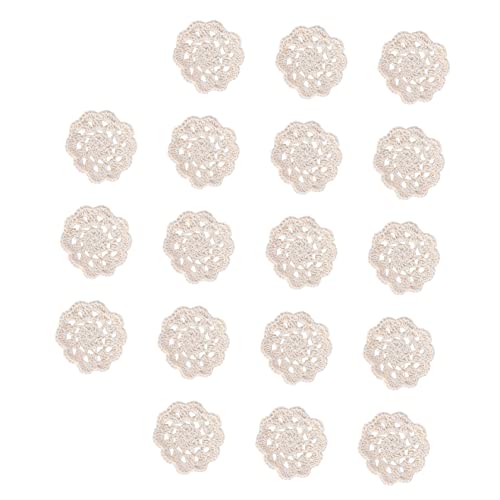 MUELODSIC 20Stücke Handgehäkelte Baumwollapplikationen Blumenverzierungen für DIY Stoffflicken zum Aufnähen oder Aufkleben Sammelalben und Bastelprojekte MUELODSIC 20Stücke Handgehäkelte Baumwollapplikationen Blumenverzierungen für DIY Stoffflicken zum Aufnähen oder Aufkleben Sammelalben und Bastelprojekte von MUELODSIC