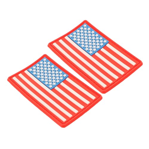 MUELODSIC 2Stücke Amerikanische Flagge Aufnäher Aufkleber für Kleidung zur Reparatur und Dekoration von Textilien Rucksäcken und Mehr Hautfreundlich und Langlebig MUELODSIC 2Stücke Amerikanische Flagge Aufnäher Aufkleber für Kleidung zur Reparatur und Dekoration von Textilien Rucksäcken und Mehr Hautfreundlich und Langlebig von MUELODSIC