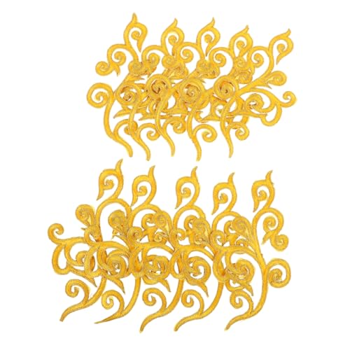MUELODSIC 5 Paare Chinesische Wolkenform Gesticktes Eisen Auf Flecken DIY Nähen Auf Appliquien Reparieren Patch Für Rucksäcke Hosen Kleidung Jeans Jacken Hüte MUELODSIC 5 Paare Chinesische Wolkenform Gesticktes Eisen Auf Flecken DIY Nähen Auf Appliquien Reparieren Patch Für Rucksäcke Hosen Kleidung Jeans Jacken Hüte von MUELODSIC