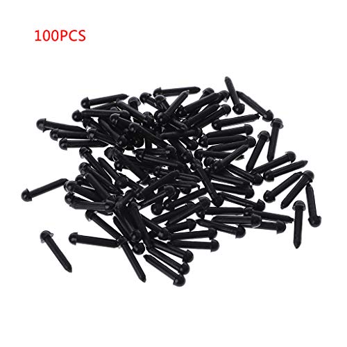 MULAIDI 100 Stücke 3mm/4mm/5mm/6mm DIY Für Kunststoff Schwarz Pin Sicherheits Augen Für Han Weihnachten Geschenkpapier von MULAIDI