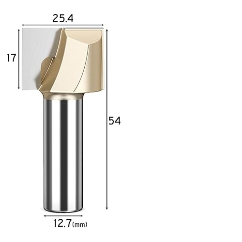 1 stücke Router Bit Reinigung Unten Gerade Flöte Gravur Nut Slot Ende Fräser 1/4 1/2 6 8 Schaft Holz acryl CNC Werkzeuge(1-2x1) von MULONGOR