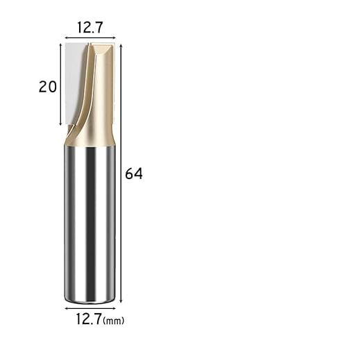 1 stücke Router Bit Reinigung Unten Gerade Flöte Gravur Nut Slot Ende Fräser 1/4 1/2 6 8 Schaft Holz acryl CNC Werkzeuge(1-2x1-2) von MULONGOR