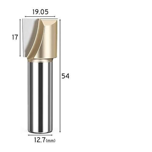 1 stücke Router Bit Reinigung Unten Gerade Flöte Gravur Nut Slot Ende Fräser 1/4 1/2 6 8 Schaft Holz acryl CNC Werkzeuge(1-2x3-4) von MULONGOR