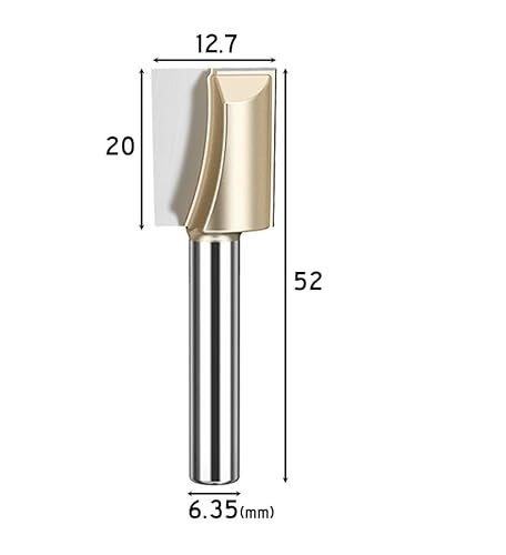 1 stücke Router Bit Reinigung Unten Gerade Flöte Gravur Nut Slot Ende Fräser 1/4 1/2 6 8 Schaft Holz acryl CNC Werkzeuge(1-4x1-2) von MULONGOR