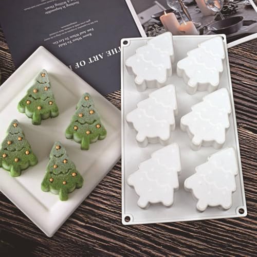 Silikonformen Gießformen Häuser Kerzenformen zum Gießen Mini Weihnachten Silikonform Haus Gipsformen 3D Kerzenhalter Gießform Häuser Gipsformen Weihnachtsdeko DIY Weihnachten (f-Green, One Size) von MUMEOMU