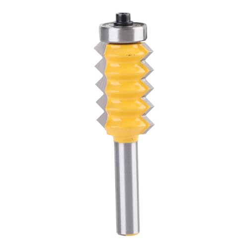 Fingergelenk Router Bit, Kleberfräsen -Cutter -Gerät, Stahl gegen Zapfen für Türtischmöbel (8*30mm) von MUNEFE