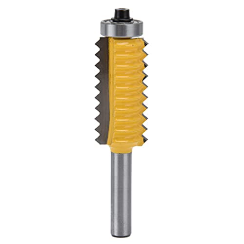 Fingergelenk Router Bit, Kleberfräsen -Cutter -Gerät, Stahl gegen Zapfen für Türtischmöbel (8*41mm) von MUNEFE