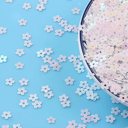 10g/lot Flache Pflaumenblüte Lose Pailletten 5mm Blume Pailletten Nähen Handwerk Glitter Pailletten DIY Nähen Zubehör Nagel Konfetti von MUPUKKR